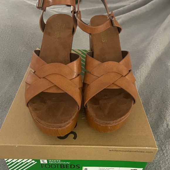 White Mountain Style Achiever Color Dark Brown/Burn/Smooth Sz 8 Gently Used - Picture 3 of 6